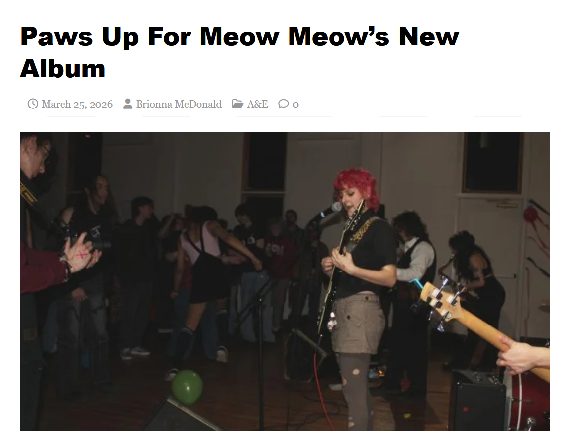 Paw's Up For Meow Meow's New Album, The Oracle
