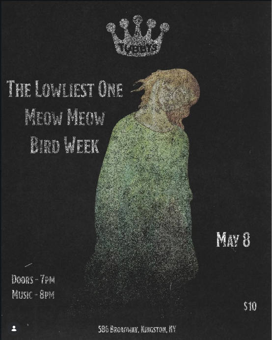 Show at Tubbys in Kingston with The Lowliest One and Bird Week